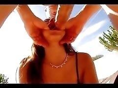 Ошеломляющая Roxy Jezel любит брать в рот